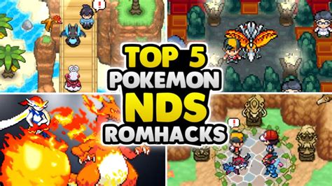 TOP 5 Best Pokemon NDS ROM Hacks! (2024) .